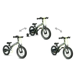 Велосипед 3 в 1 QPlay Miniby Grey, колёс 14" купить в Кишиневе. Фото 6