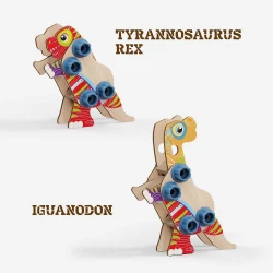 Конструктор Quercetti Play Bio Wood Dino, 24 элемента купить в Кишиневе. Фото 6