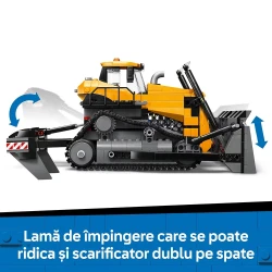Set construcție Lego City Yellow Bulldozer, 682 elemente cumpăra în Chișinau. Foto 6