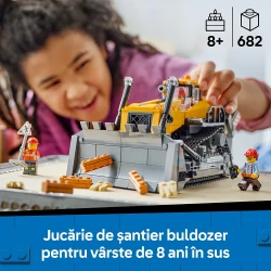 Set construcție Lego City Yellow Bulldozer, 682 elemente cumpăra în Chișinau. Foto 4