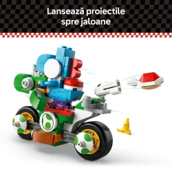Set construcție Lego Super Mario Mario Kart - Yoshi Bike, 133 elemente cumpăra în Chișinau. Foto 6