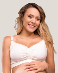 Sutien pentru alăptare Carriwell Organic Maternity White, mărimea S cumpăra în Chișinau. Foto 4