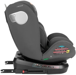 Scaun auto 40-150 cm (i-Size) Isofix KikkaBoo i-Moove 2 Dark Grey, rotativ 360° cumpăra în Chișinau. Foto 6