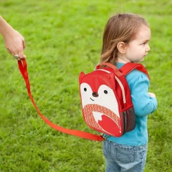 Детский рюкзак с ремешком безопасности Skip Hop Zoo Fox, 19x8x23 см купить в Кишиневе. Фото 5