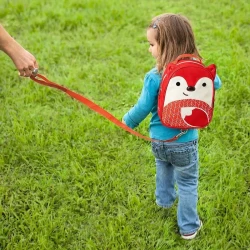 Детский рюкзак с ремешком безопасности Skip Hop Zoo Fox, 19x8x23 см купить в Кишиневе. Фото 6