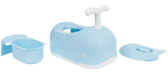 Oliță pentru copii KikkaBoo Whale Blue, 12 luni + cumpăra în Chișinau. Foto 6