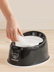 Oliță pentru copii BabyBjorn Smart Potty Deep Black/White, 6 luni + cumpăra în Chișinau. Foto 7