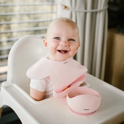 Нагрудник из силикона BabyOno Pink купить в Кишиневе. Фото 7