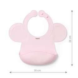 Нагрудник из силикона BabyOno Pink купить в Кишиневе. Фото 4