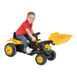 Tractor excavator cu pedale Pilsan Active, galben-negru cumpăra în Chișinau. Foto 4