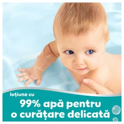 Влажные салфетки Pampers 99% Water, 12x60 шт. купить в Кишиневе. Фото 6