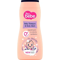 Шампунь и гель для душа детский Teo Bebe Lavender, 200 мл купить в Кишиневе. Фото 1