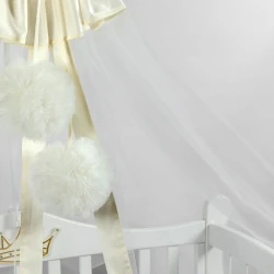 Балдахин PernaMea Premium Pompom с манжетой Ivory купить в Кишиневе. Фото 3