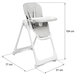 Стульчик для кормления Caretero Megalo Light Grey купить в Кишиневе. Фото 15