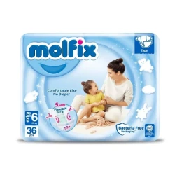 Подгузники Molfix Extra Large 6 (15+ кг), 36 шт. купить в Кишиневе. Фото 1