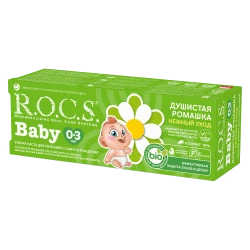 Зубная паста R.O.C.S. Baby Душистая Ромашка (0-3 года) купить в Кишиневе. Фото 4