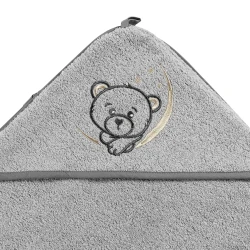 Банное полотенце PernaMea Bear Grey, 90x90 см купить в Кишиневе. Фото 3
