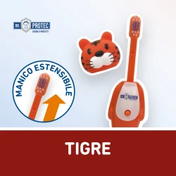 Детская зубная щётка Dr. Protec Kids Animal Тигр (3 лет+) купить в Кишиневе. Фото 3