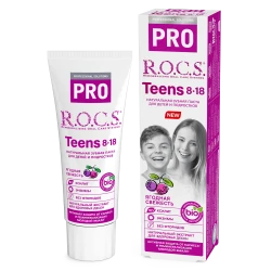 Зубная паста R.O.C.S. PRO Teens Ягодная свежесть (8 лет +) купить в Кишиневе. Фото 1