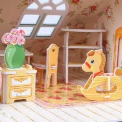 Puzzle 3D Cubic Fun Dreamy Dollhouse, 160 elemente cumpăra în Chișinau. Foto 7