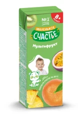 Сок мультифруктовый Маленькое счастье (8+меc), 200 мл купить в Кишиневе. Фото 1