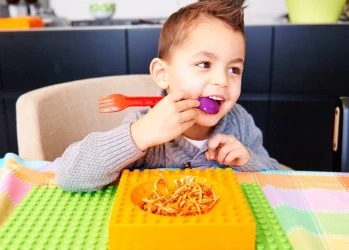 Тарелка Placematix Kids Plate Yellow купить в Кишиневе. Фото 3