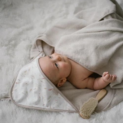Банное полотенце BabyOno Terry Beige, 100x100 см купить в Кишиневе. Фото 3