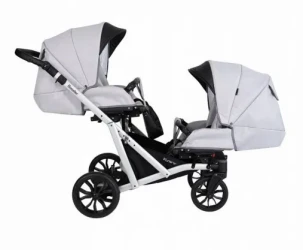 Carucior pentru gemeni Kunert Booster Light Grey cumpăra în Chișinau. Foto 2
