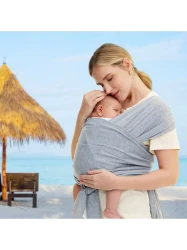 Кенгуру Momcozy Wrap Grey купить в Кишиневе. Фото 7