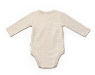 Body cu mânecă lungă BabyCosy Ivory & Ecru, 2 buc. (6-9L) cumpăra în Chișinau. Foto 6