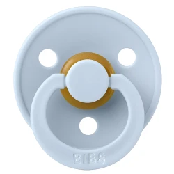 Пустышка круглая из латекса Bibs Colour White & Baby Blue (6-18 мес.), 2 шт. купить в Кишиневе. Фото 5