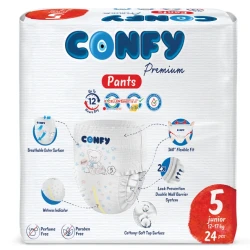 Подгузники-трусики Confy Premium 5 (12-17 кг), 24 шт. купить в Кишиневе. Фото 2