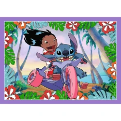 Пазл Trefl 4in1 Disney Lilo&Stitch's crazy day, 207 элементов купить в Кишиневе. Фото 3