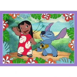 Пазл Trefl 4in1 Disney Lilo&Stitch's crazy day, 207 элементов купить в Кишиневе. Фото 4