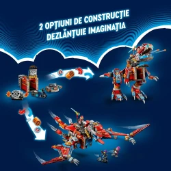 Конструкторы Lego Dreamzzz Cooper’s Robot Dinosaur C-Rex, 917 элементов купить в Кишиневе. Фото 4