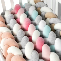 Apărătoare pătuț PernaMea Cosiță Gri (1 piesă), 120x15 cm cumpăra în Chișinau. Foto 7