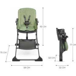 Scaun pentru hranire KinderKraft Foldee Green cumpăra în Chișinau. Foto 8