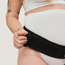 Centură abdominală pentru susținere prenatală Carriwell Belt Black, Mărimea L/XL cumpăra în Chișinau. Foto 3