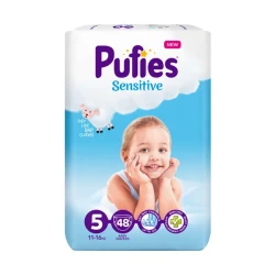 Scutece Pufies Sensitive 5 (11-16 kg), 48 buc. cumpăra în Chișinau. Foto 1