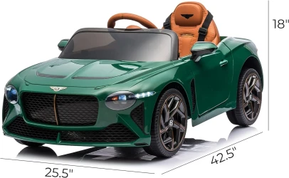 Mașină electrică KidsCar Bentley Bacalar 4×4 Verde cumpăra în Chișinau. Foto 2