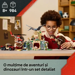 Конструкторы Lego Jurassic World Spinosaurus & Quetzalcoatlus Air Mission, 984 элемента купить в Кишиневе. Фото 4