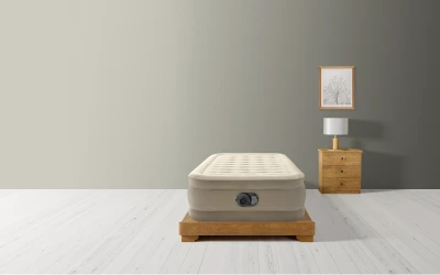 Надувной матрас Intex Velur Twin Ultra Plush со встроенным электрическим насосом 220 В купить в Кишиневе. Фото 3