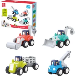 Машина Hola Toys Набор строительной техники, 4 модели, разноцветный купить в Кишиневе. Фото 1