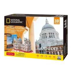 Puzzle 3D Cubic Fun St.Paul's Cathedral, 107 elemente cumpăra în Chișinau. Foto 1
