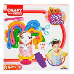 Set pastă de modelat Crafty Dough Star Hair Salon, 11 elemente cumpăra în Chișinau. Foto 1