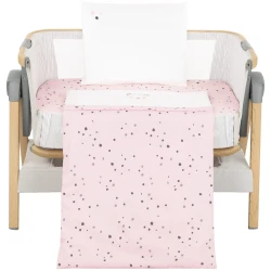 Lenjerie de patut KikkaBoo Bear with me Pink (5 piese), 50x80 cm cumpăra în Chișinau. Foto 1