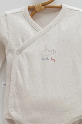 Body cu mânecă lungă Caramell All Time Boy Grey & Ivory, 2 buc. (6-9L) cumpăra în Chișinau. Foto 2