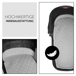 Cărucior 2 in 1 Hauck Walk N Care Carrycot Black cumpăra în Chișinau. Foto 5