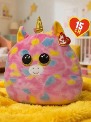Плюшевая игрушка TY Розовый единорог Fantasia Squishy Boos, 22 см купить в Кишиневе. Фото 2