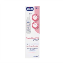 Физиологический раствор Chicco Isotonic Physioclean Iper Spray, 100 мл купить в Кишиневе. Фото 1